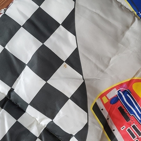 Vintage 90s Nascar Official Racecar Grand Prix Children's Sleeping Bag 30"x54" - Picture 10 of 17